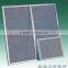 High airflow synthetic fiber washable metal mesh coarse air filter
