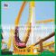 Manufacturer outdoor amusenment 4 ring roller coaster for sale