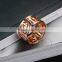Rose gold plated stainless steel hollow round ring fashion women ring wedding jewelry 6210034