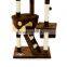Pawhut Coffee Cream 260cm Cat Tree Kitten Activity Center