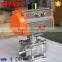 Srew thread pneumatic ball valves t type