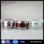 red acrylic round double wall cosmetic cream empty jar