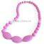 Food grade silicone beads chewing Beads for custom baby necklace