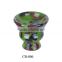best quality camouflage color ceramic hookah bowl