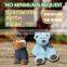 Blue teddy soft fancy exqusite plush teddy bear 60cm toy