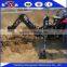 2017 hot sale backhoe loader low price excavator with tractors