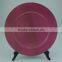 2016 new style of plastic wedding charger plate wholesale