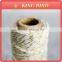 Blended cotton and metallic knitting yarn for rugs
