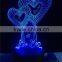 2017 Valentine's Gift 3d night lights
