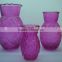 Hot selling high quality Professional cylinder stain glass vase for wedding decoration in different shape