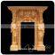 china stone carving home decoration archway red door marble frame sculpture