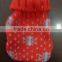 hot pack red snowflake cover