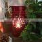 wine bottle tealight candle holder hollow out candle holder metal