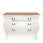 Buffet Console Bombay 4 Drawers White Distressed Mahogany Wood Furniture