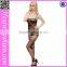 Erotic Stripe Pattern Sexy Black Stocking Tube