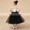 Hot sales girls birthday dress kids princess flower girls dresses for spaghetti strap white and black lace Custom