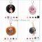 2017 new design rainbow color fur pom pom keychain bag charms wholesale Fur ball bag charms fur ball charms for woman hand bags