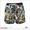 New Style 100% Polyester Custom Logo Swim Shorts Men