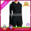 Blank raglan long sleeve red colour cotton spandex dry fit sport t-shirt
