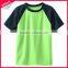 Bulk new model fashion custom kids raglan sleeve sport dry fit polyester t shirt