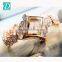 Women's Luxury Rhinestone Watchcase Rose Gold Steel Bracelet Watch