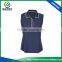 Latest Design 4-buttons Placket Loose Bottom design Sleeveless Spandex T shirt