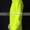 Mens plain long sleeve hi vis yellow pocket USA security t-shirt