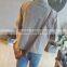 Loosely contracted pocket short sleeve shirt
