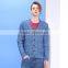 Hot 2017 fashionable best price long sleeve blue sweater men for wholesale