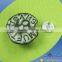 round square rusty trousers screw back buttons with Low MOQ