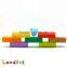40mm Soft Food Grade Silicone Rectangle Teething Beads Breastfeeding For Necklace Making
