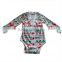 lastest baby girls winter romper long sleeve new born baby clothes knit cotton christmas romper