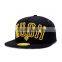 Custom wholesale 3D embroidery patch pattern customize hip hop snapback caps and hats