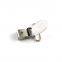 1 inch metal suspender mitten clips for garment - w/ round Inserts