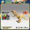 Custom design light music remote control soft plastic dinosaur toys