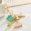 Zinc alloy purse bag metal keychains