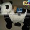 Creative toy little panda electric car with coin operated