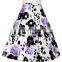 Grace Karin Occident Women's Vintage Retro Floral Pattern Cotton 50s Skirt 9 Patterns CL008925-4