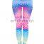 White arrows holographic wholesale hot jogging casual workout girls muscle pants mix spandex fancy tights leggings for women