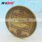 Customize cheap lovely wedding names of gold antiqu brass blank coins