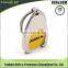 keyring with 2 color of logo metal Trolley coin