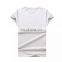 Modal Round Neck T-shirt For Female Cheap White Women T-shirt for Heat Press Printing