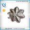 Wholesale cheap custom die struck lapel pin /badge with silver color