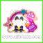 Custom soft pvc cartoon animal flower food fridge magnet for home