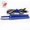 coloured  two side hook loop wrap wire reinforced cable ties strength