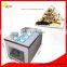 standard type single round pan + six cylinders thai fry ice cream roll machine