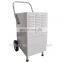 Portable dehumidifier with handle and wheels for Germany, France, Russia