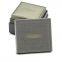 Plastic box covered PU leather outside  and wrapped PU leather inside, embossed logo