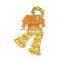 Off Shoulder Top And Bell Bottoms Kid Clothes Set Girls Baby Girls' Clothing Sets