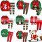 Christmas Baby pyjamas Fall Winter Snowman Santa Claus print Sleepwear Nightwear bedgown sleepcoat nighty